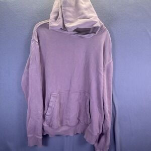 Cuts Classic Fit Men's Large Mauve Pink Hyperloop Hoodie Pullover‎ Sweatshirt